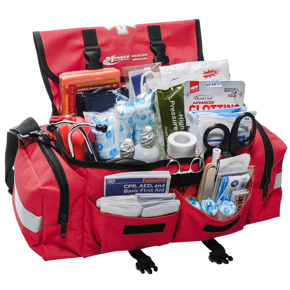 Amazon.com: MFASCO Emergency Response GO First Aid Bag - 160